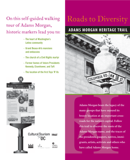 Roads to Diversity: Adams Morgan Heritage Trail