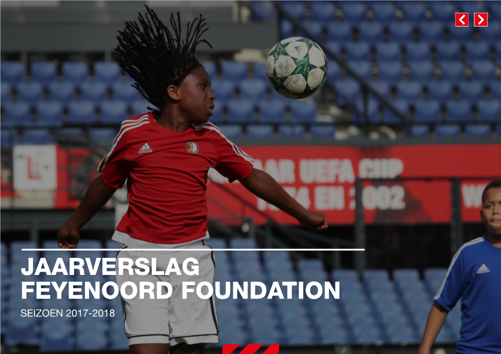 Jaarverslag Feyenoord Foundation 2017-2018