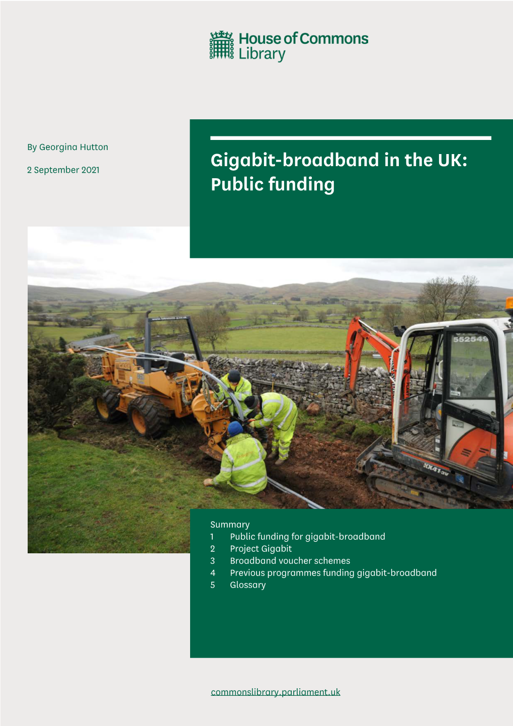 Gigabit-Broadband in the UK: Public Funding