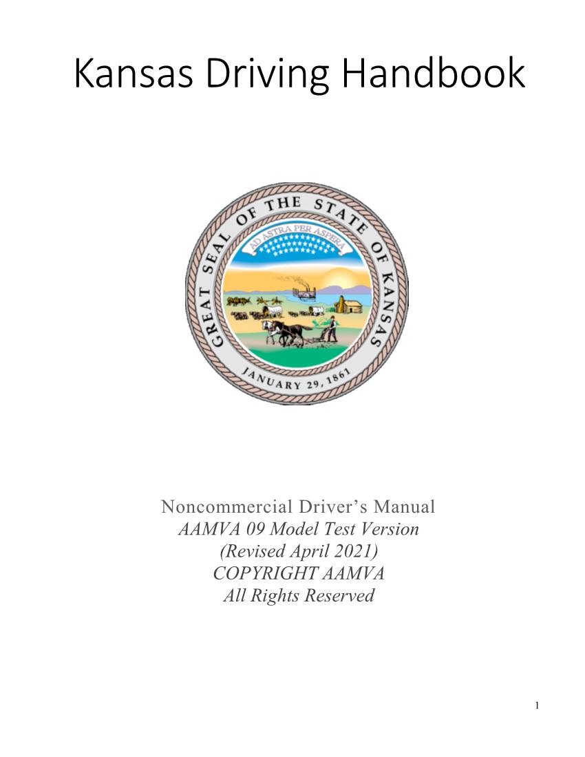 The Kansas Driver's License Handbook