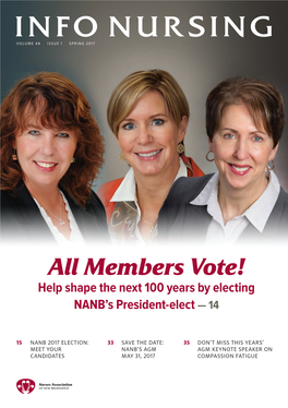 All Members Vote! Help Shape the Next 100 Years by Electing NANB’S President-Elect — 14