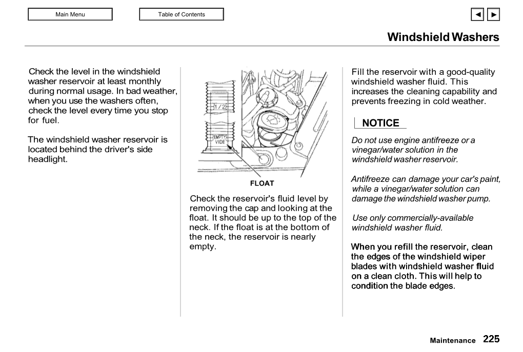 Windshield Washers