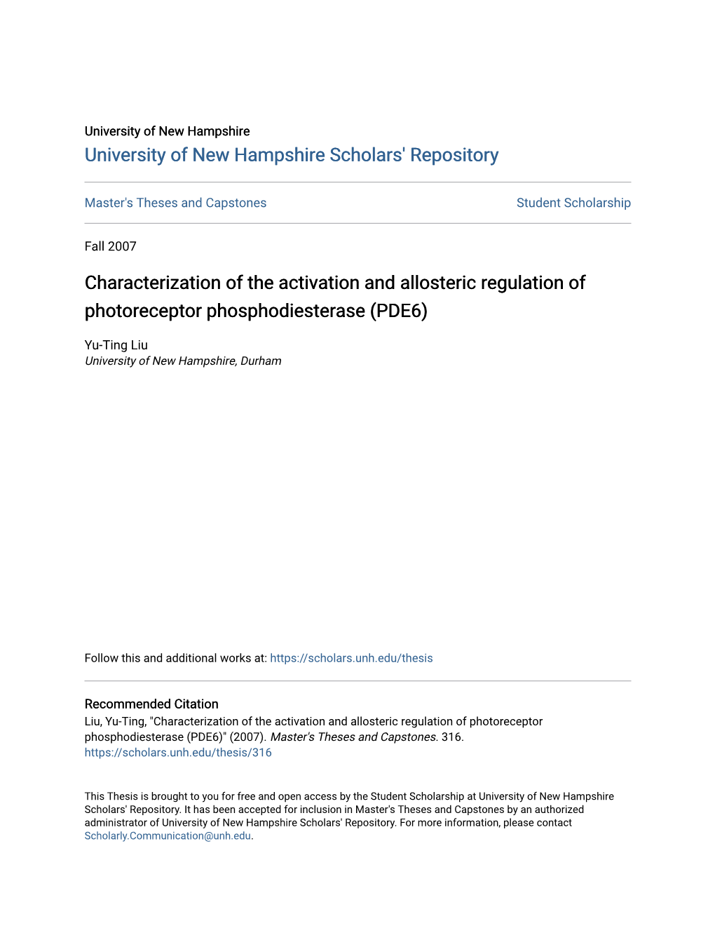 Characterization of the Activation and Allosteric Regulation of Photoreceptor Phosphodiesterase (PDE6)