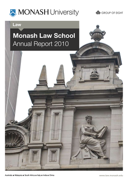 Monash Law School Annual Report 2010