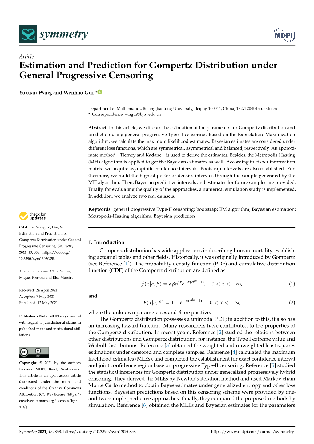 Estimation and Prediction for Gompertz Distribution Under General Progressive Censoring