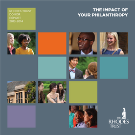 Rhodes Impact Report 13-14 PRINT.Indd