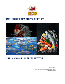 Industry Capability Report Sri Lankan Fisheries Sector