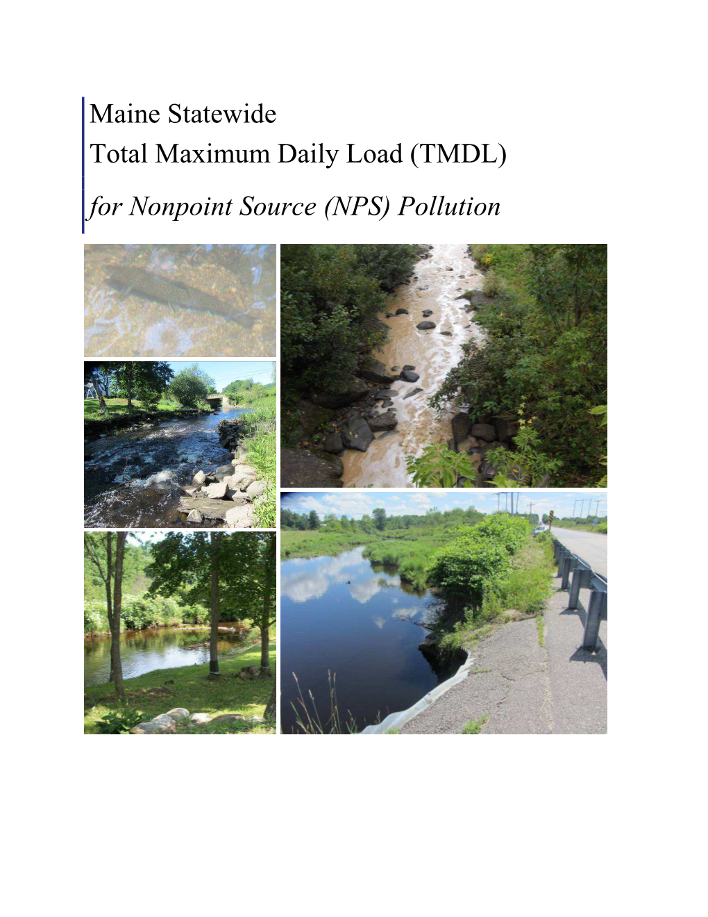 (TMDL) for Nonpoint Source (NPS) Pollution