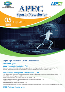 APEC Sports Newsletter Issue.5 July 2018
