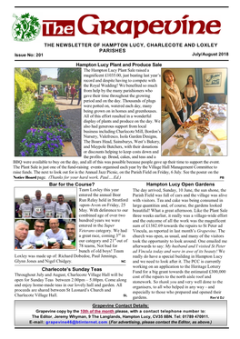 The Newsletter of Hampton Lucy, Charlecote And
