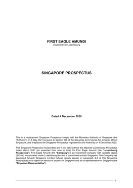 Singapore Prospectus