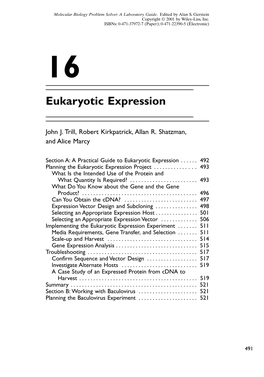 Eukaryotic Expression