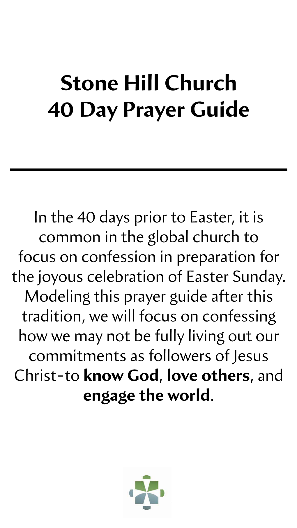 In the 40 Days Prior to Easter, It Is Common in the Global Church to Focus on Confession in Preparation for the Joyous Celebration of Easter Sunday