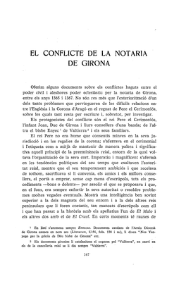 El Conflicte De La Notaria De Girona