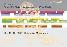 13. 12. 2009 / Universität Mozarteum 50 Jahre Studio Für Elektronische