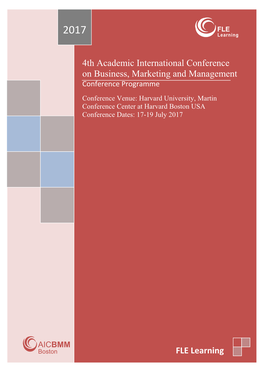 Conference Programme