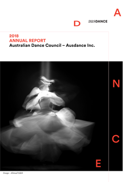2018 ANNUAL REPORT Australian Dance Council – Ausdance Inc