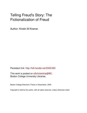 The Fictionalization of Freud