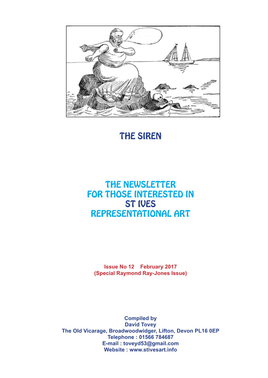 The Siren the Newsletter for Those Interested in St Ives