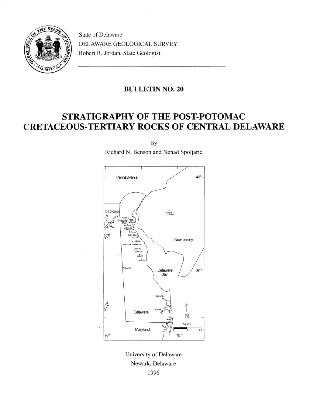 B20 Stratigraphy of the Post-Potomac Cretaceous-Tertiary Rocks Of