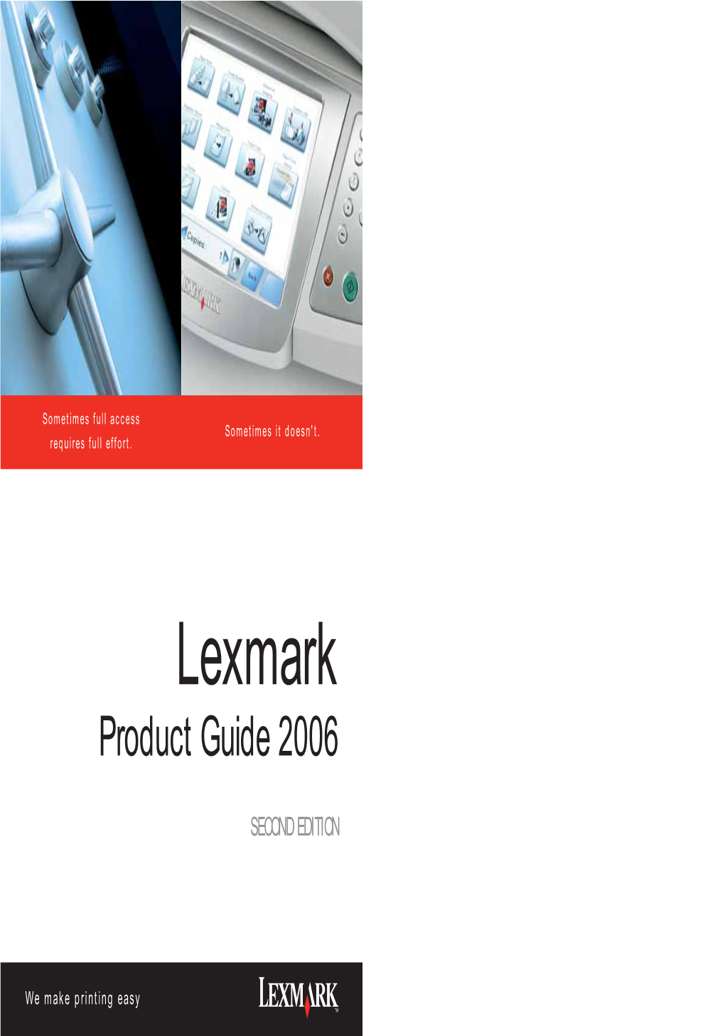 Lexmark Product Guide 2006