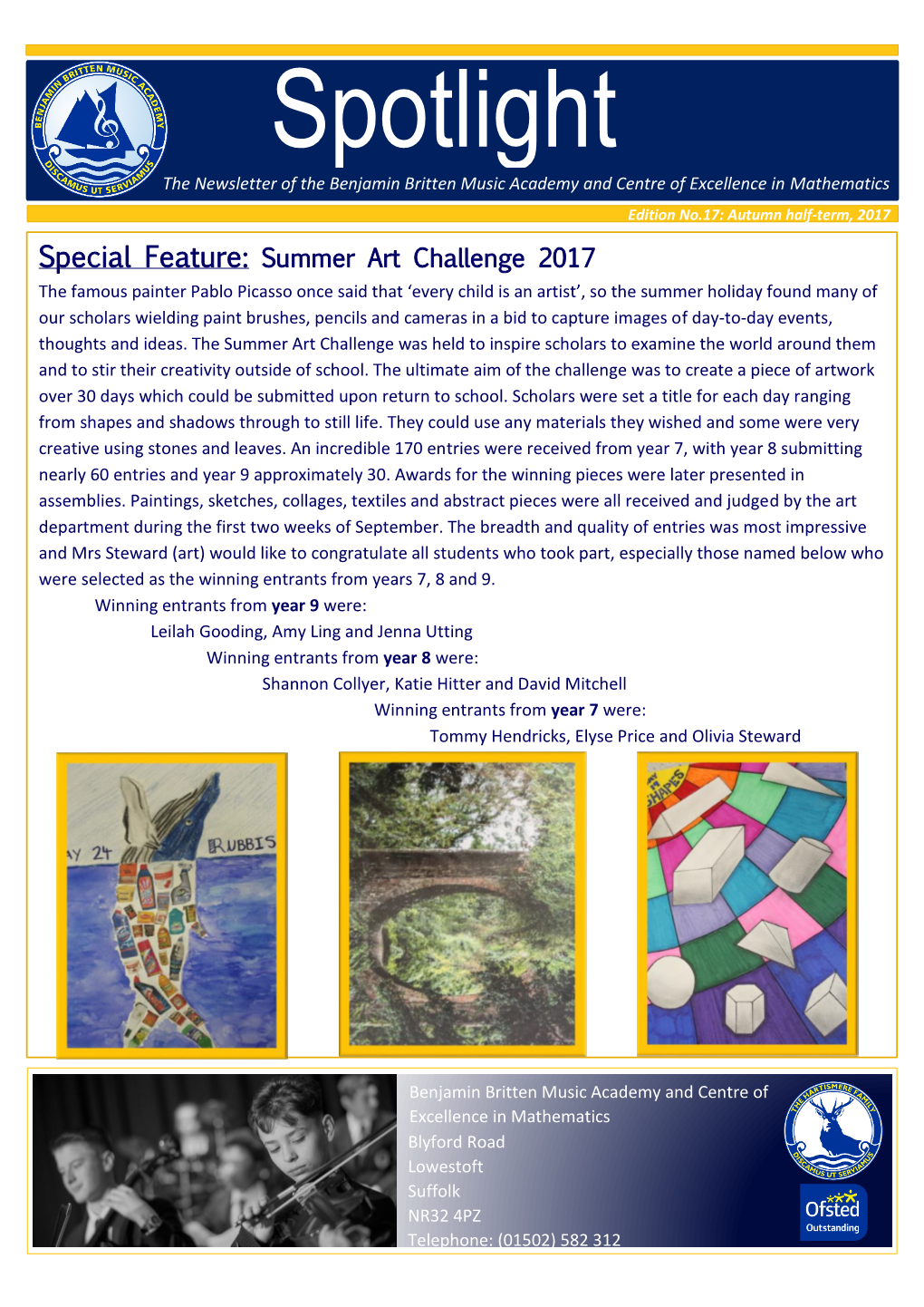 Summer Art Challenge 2017
