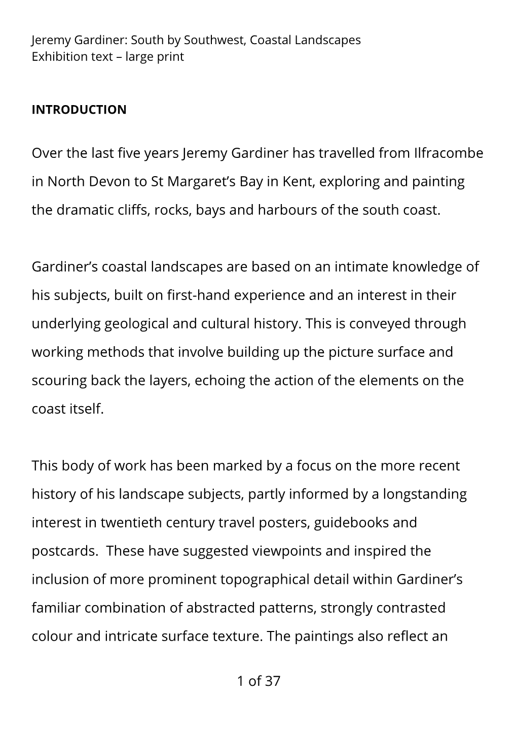 1 of 37 Over the Last Five Years Jeremy Gardiner Has Travelled From