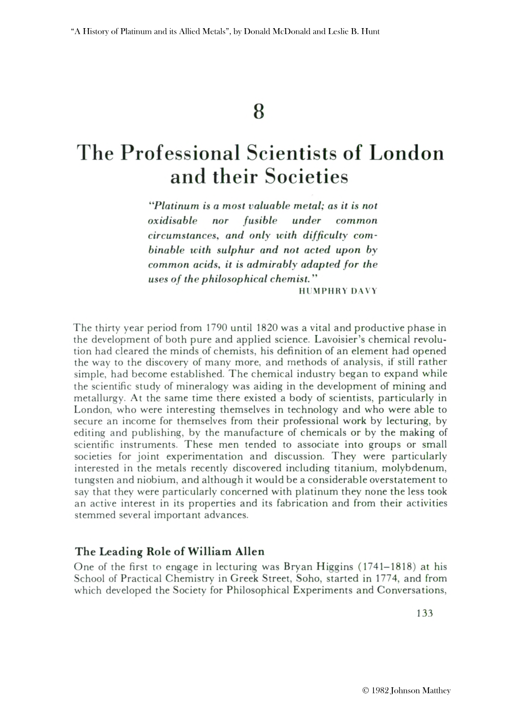 The Professional Scientists of London and Their Societies