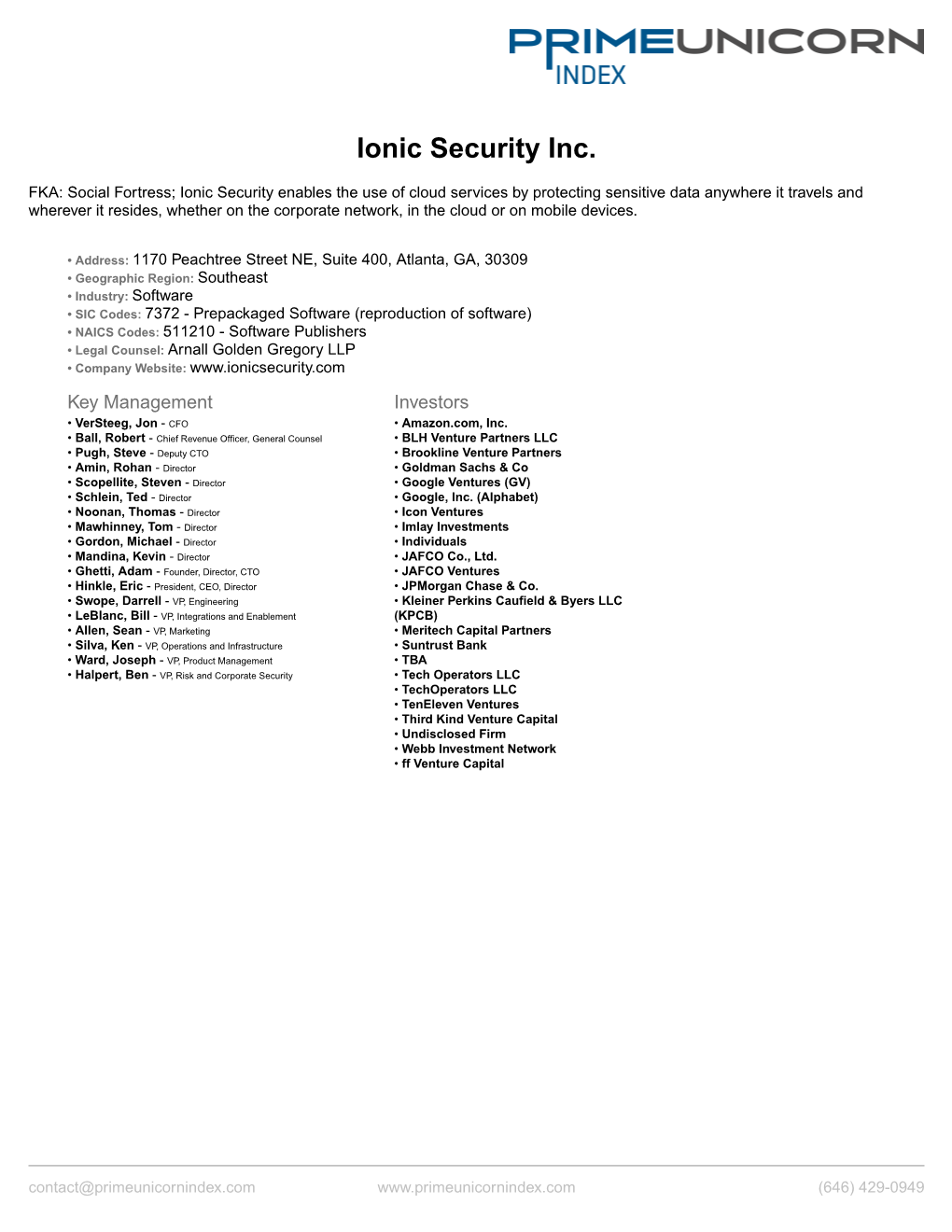 Ionic Security Inc