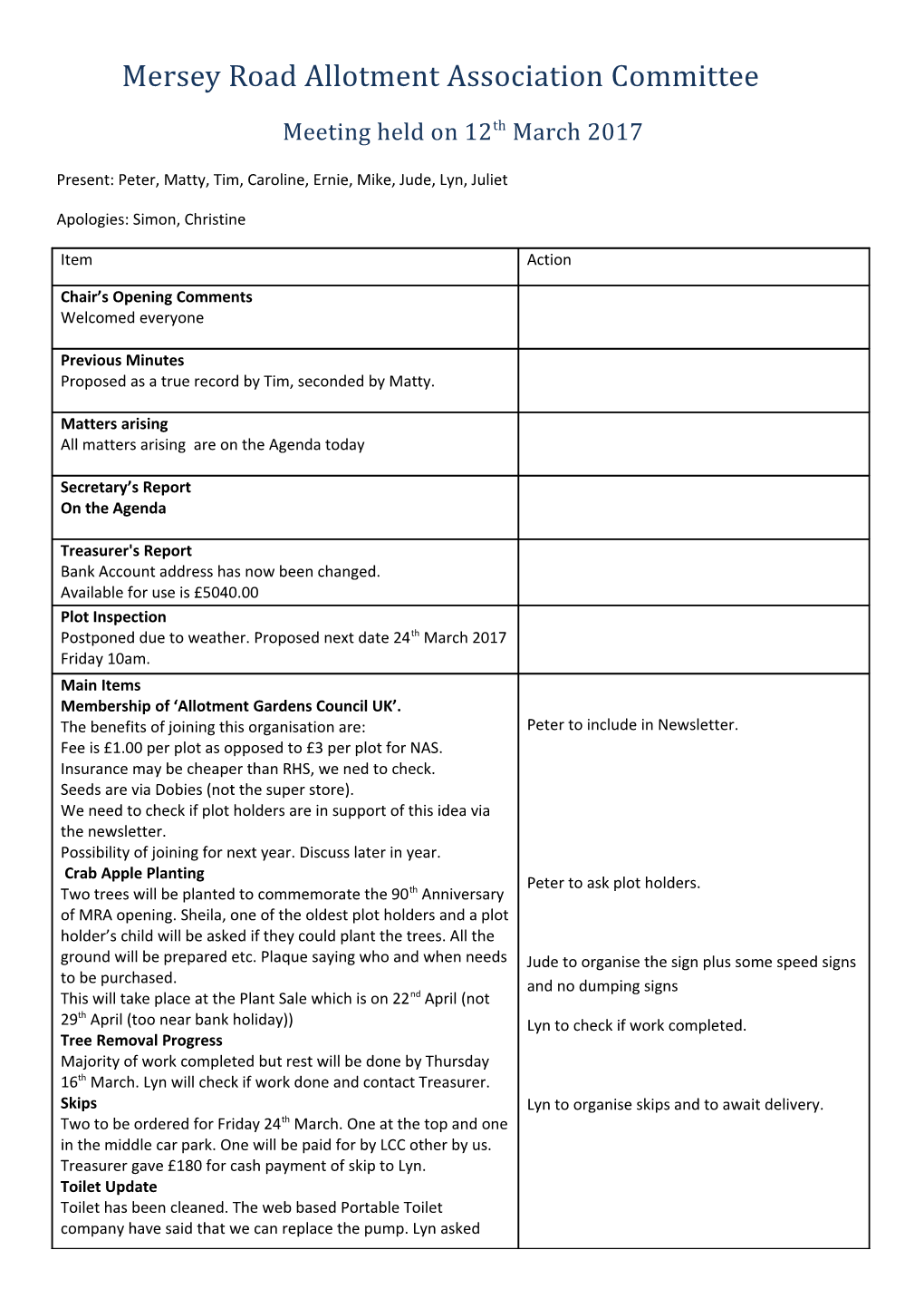 Mersey Road Allotment Association Committee s4