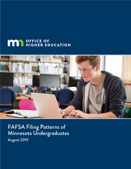 FAFSA Filing Rates of Minnesota Undergraduates