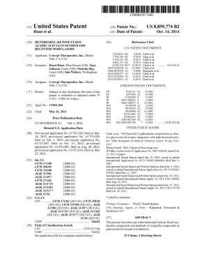 (12) United States Patent (10) Patent No.: US 8,859,774 B2 Hunt Et Al