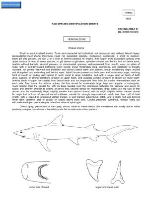 Hemig 1983 Fao Species Identification Sheets
