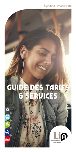 Guide DES Tarifs & Services