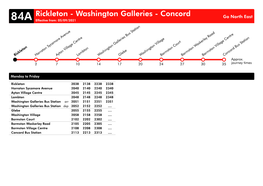 Rickleton - Washington Galleries - Concord Go North East 84A Effective From: 05/09/2021