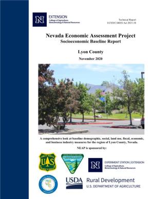 Nevada Economic Assessment Project Socioeconomic Baseline Report