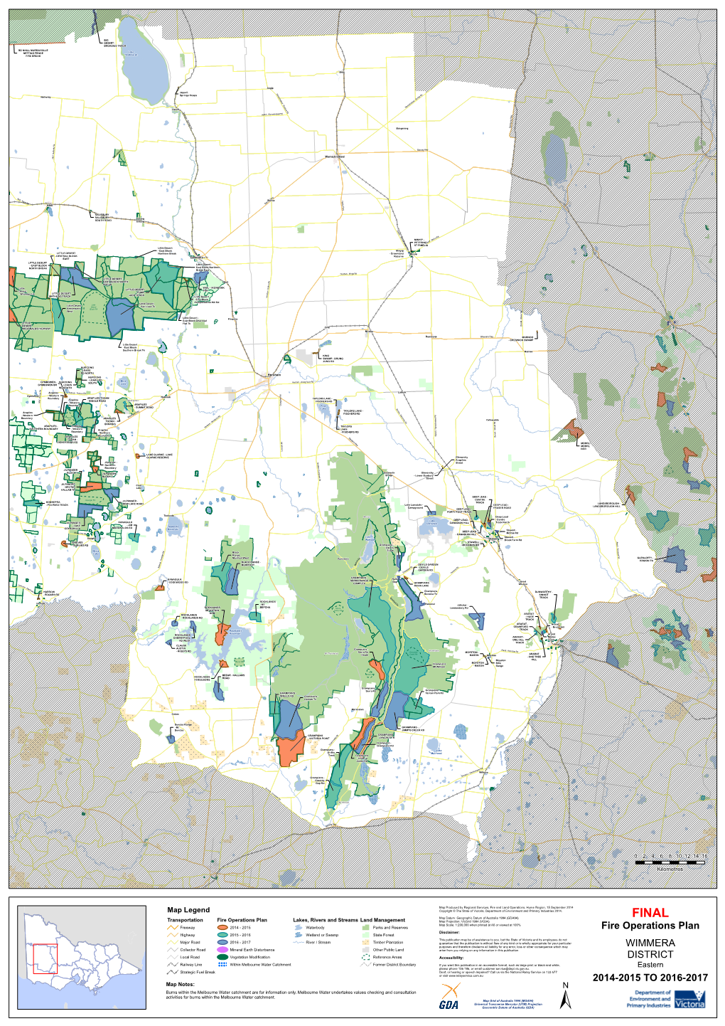 Fire Operations Plan WIMMERA DISTRICT 2014-2015 to 2016-2017