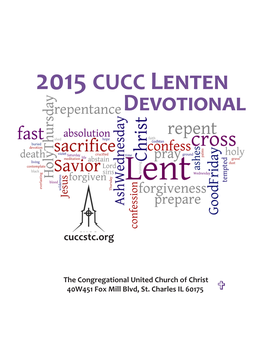 2015 CUCC Lenten Devotional