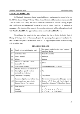 04.Pre -Feasibility Manjunath