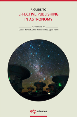 Effective Publishing in Astronomy