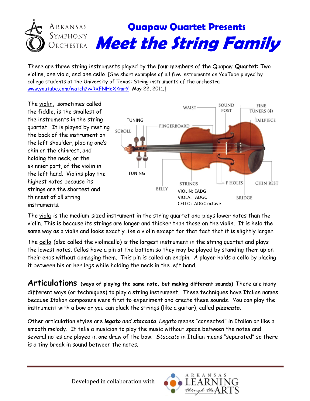 Meet the String Family