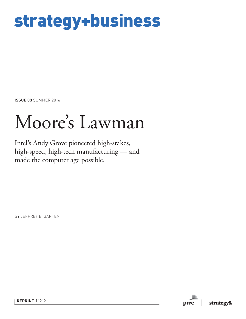 Moore's Lawman