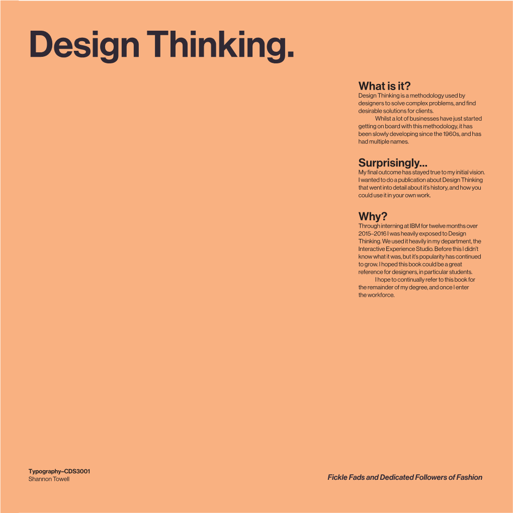 Design Thinking