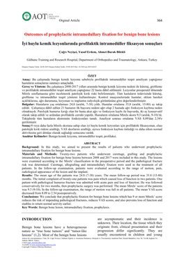 Outcomes of Prophylactic Intramedullary Fixation for Benign Bone Lesions