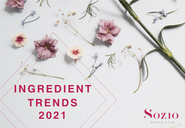 Ingredient Trends 2021