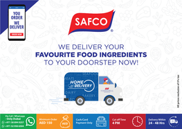 We Deliver Your Favourite Food Ingredients to Your Doorstep Now!