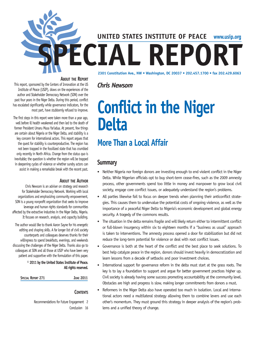 Conflict in the Niger Delta