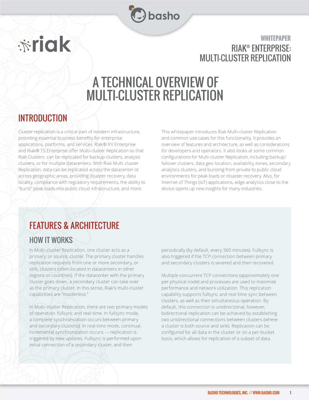 A Technical Overview of Multi-Cluster Replication