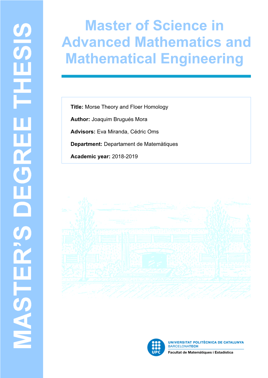 Master Thesis Floer Homology