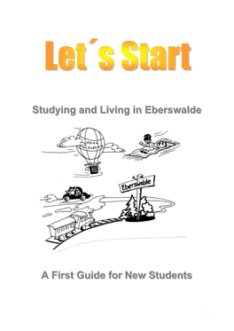 Studying and Living in Eberswalde a First Guide for New Students